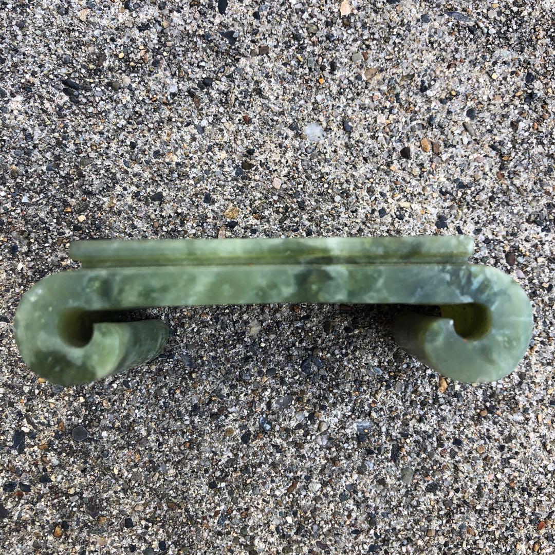 墨床　翡翠？　台　中国美術　骨董品　アンティーク