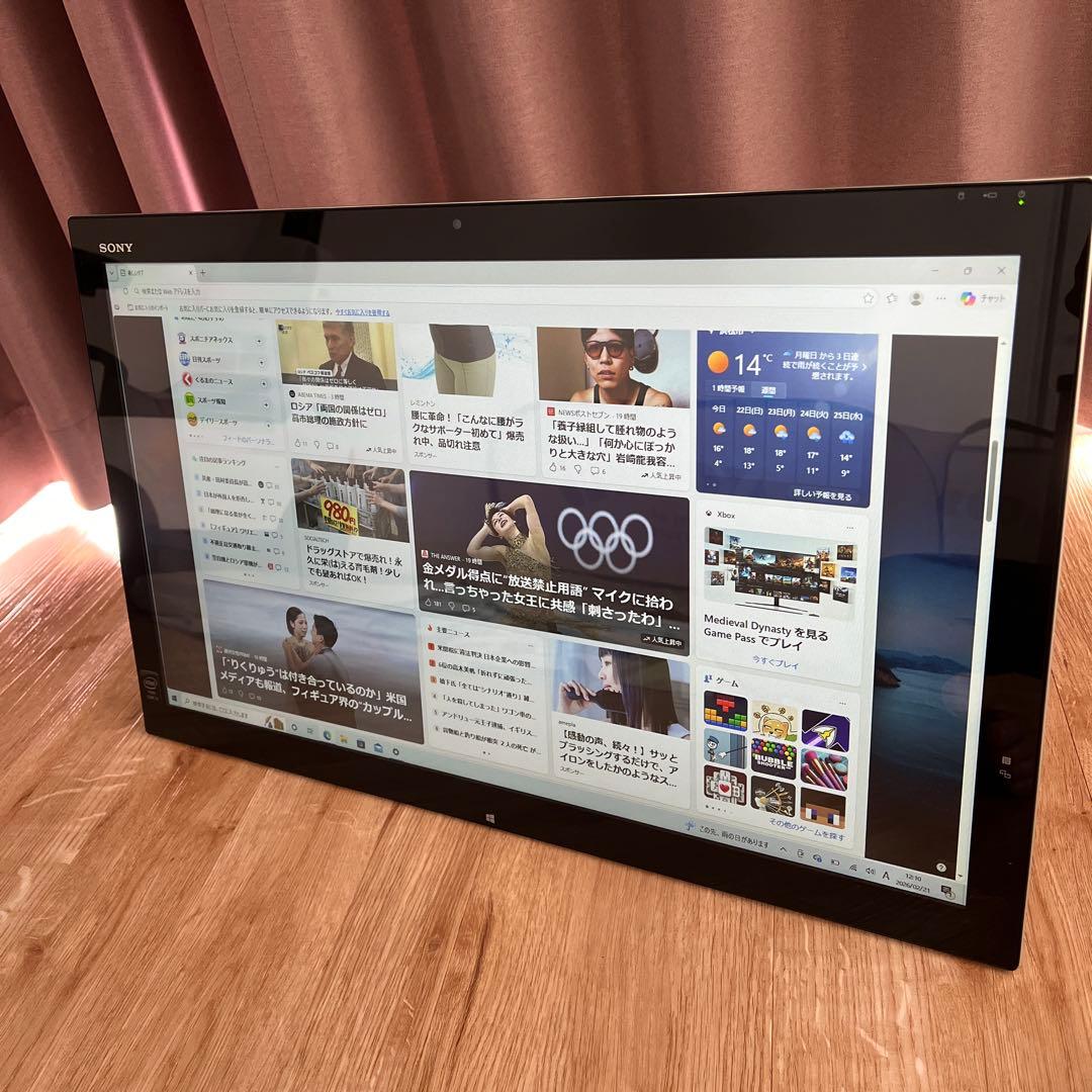 パソコン　ソニー　SVT212A14N ディスプレイ　キーボード　バッテリー