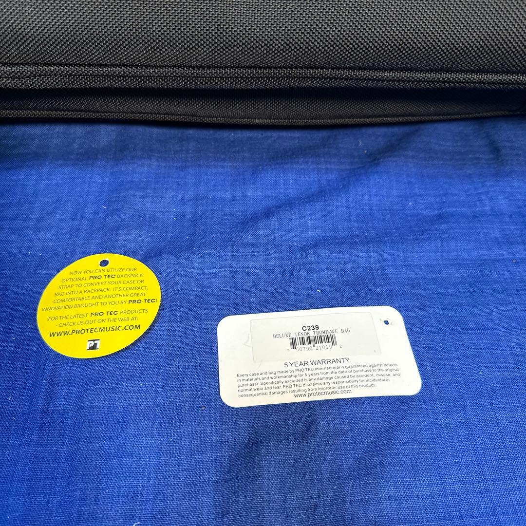 Pro tecプロテック トロンボーン用 ソフトケース 黒