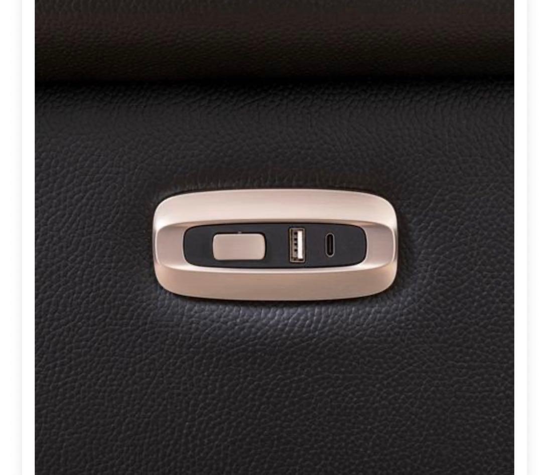 電動リクライニングチェア　新品未開封　本革　ネイビー