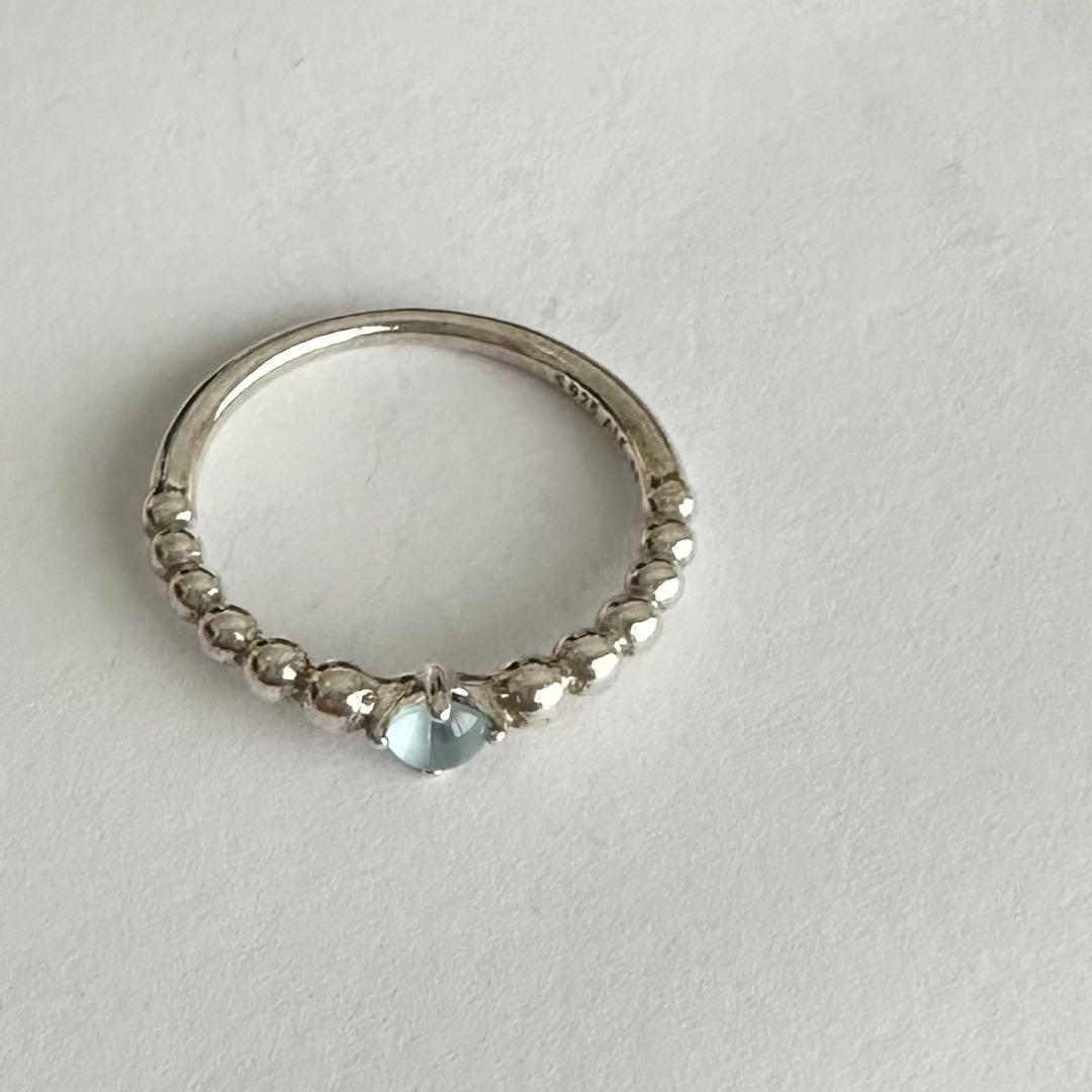 【新品同様】PANDORA リング 58号 スターリングシルバー