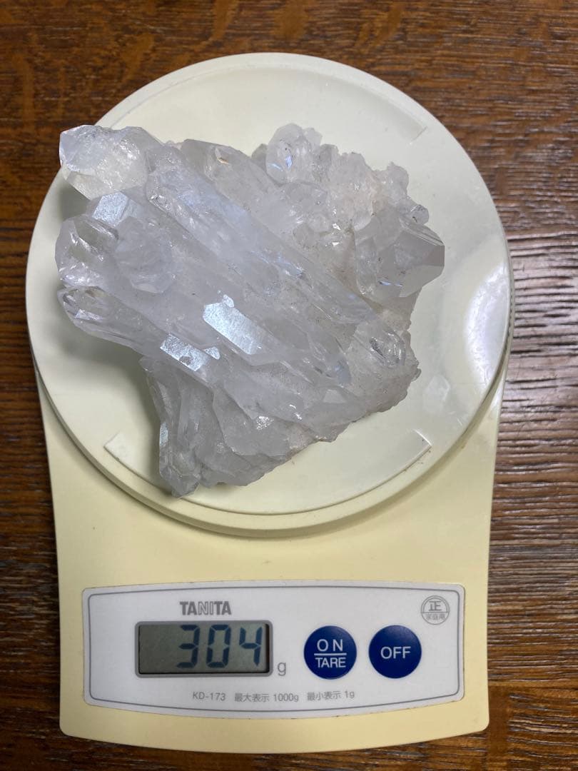 透明　☆虹入り☆ 水晶クラスター&ルチルクォーツ　ポイント