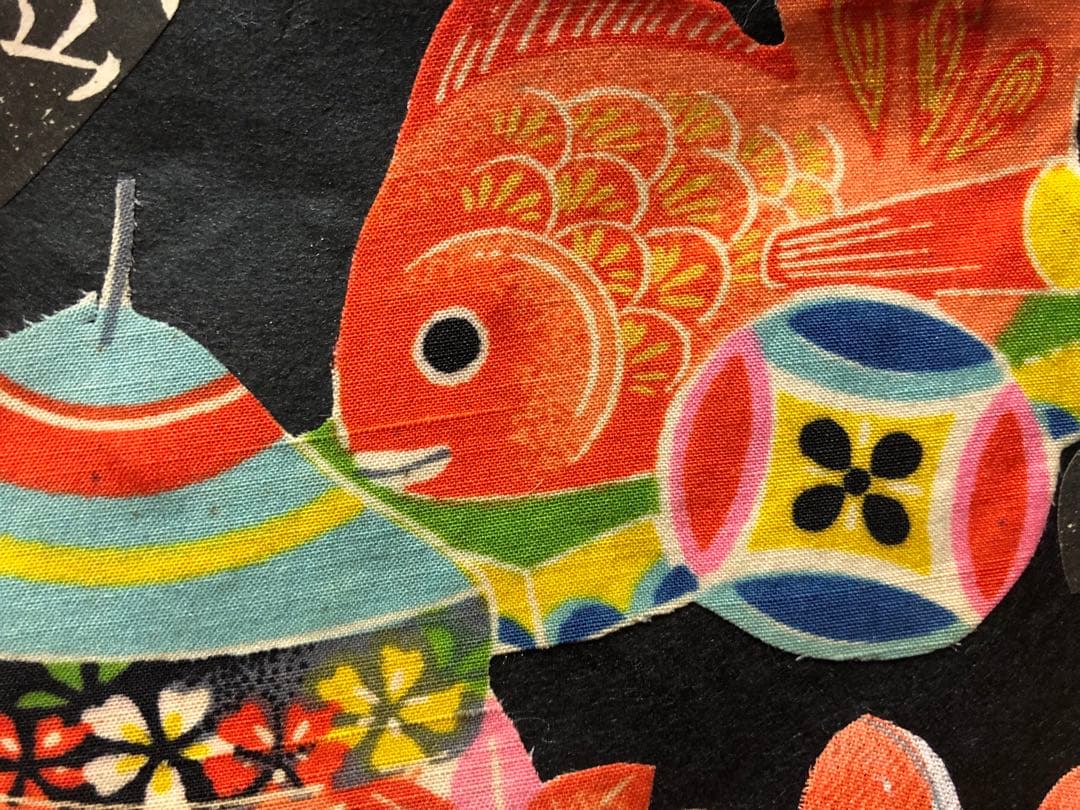 一閑張り　一閑張りバック　正絹古布　鯛車　福良雀　狛犬　犬張子　いっぱい　可愛い