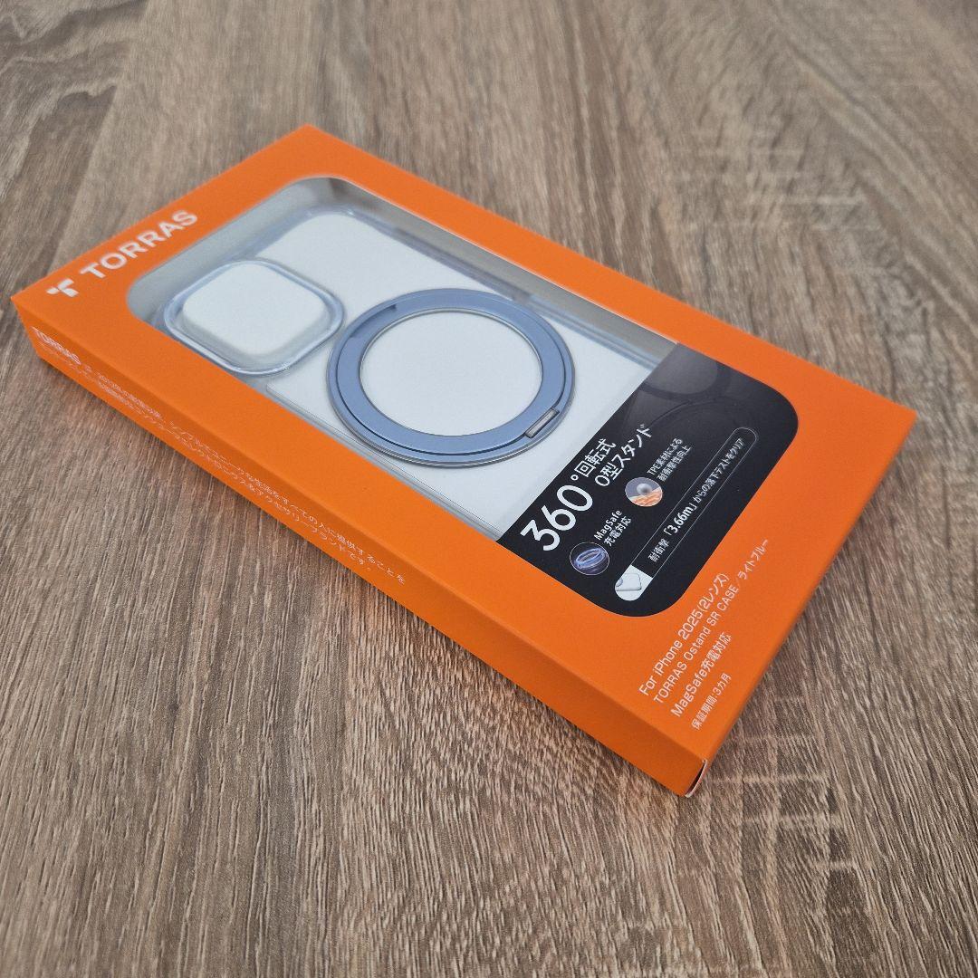 iPhone17 TORRAS Ostand SR CASE／ライトブルー