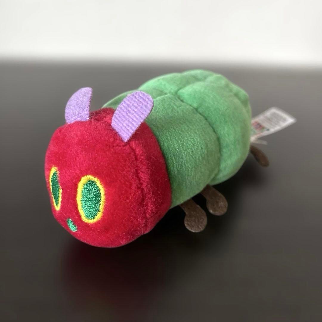 美品【stacksto.】はらぺこあおむし 収納ケース＆ぬいぐるみ 2点セット