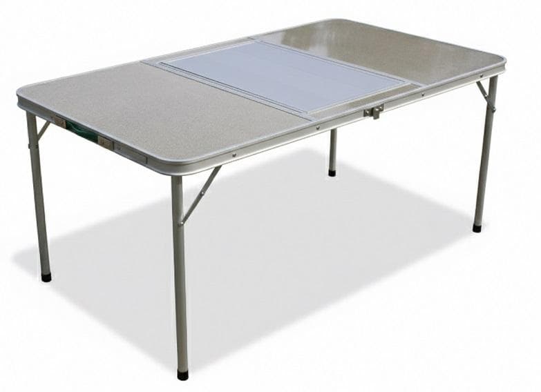 2WAYバーベキューテーブルOW-150 高さ変更可 ケース付 BBQテーブル