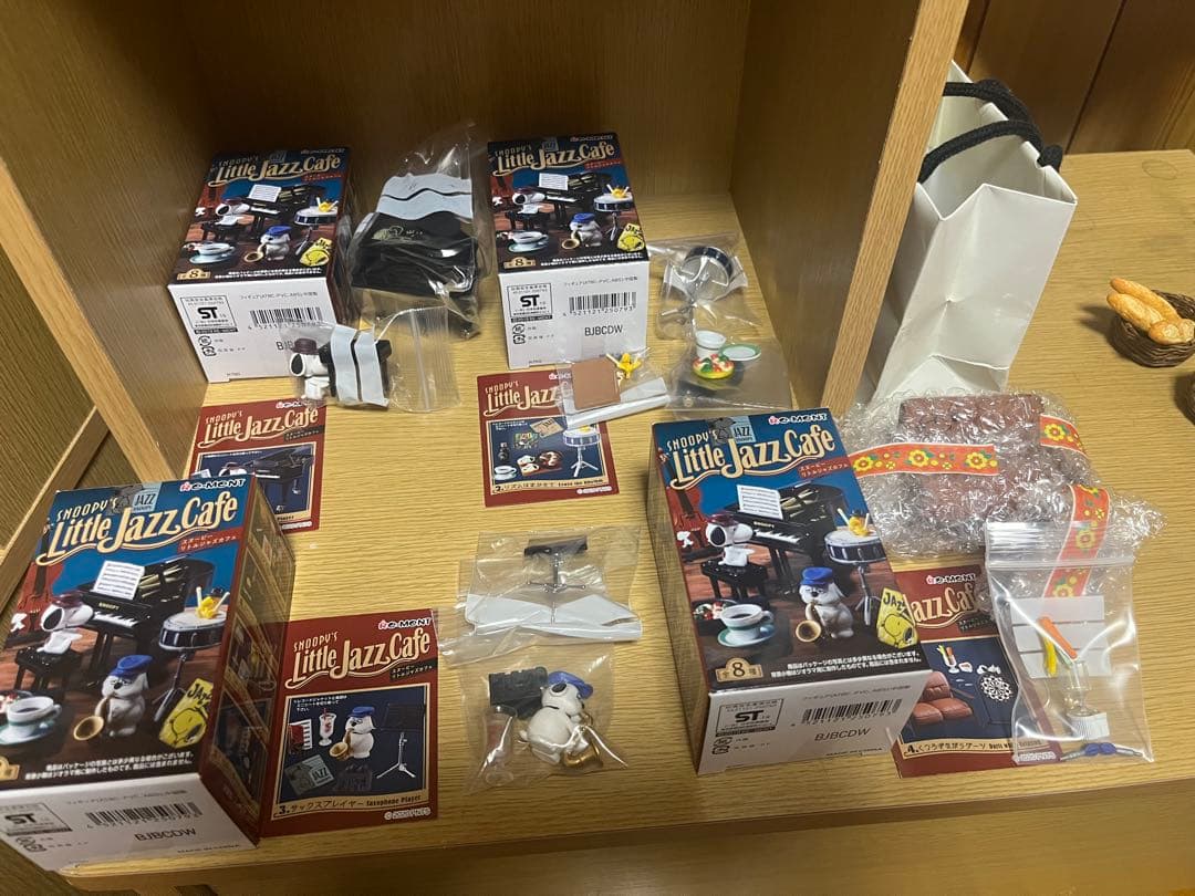 リーメント　スヌーピー　リトルジャズカフェ 8個セット　コンプリートBOX