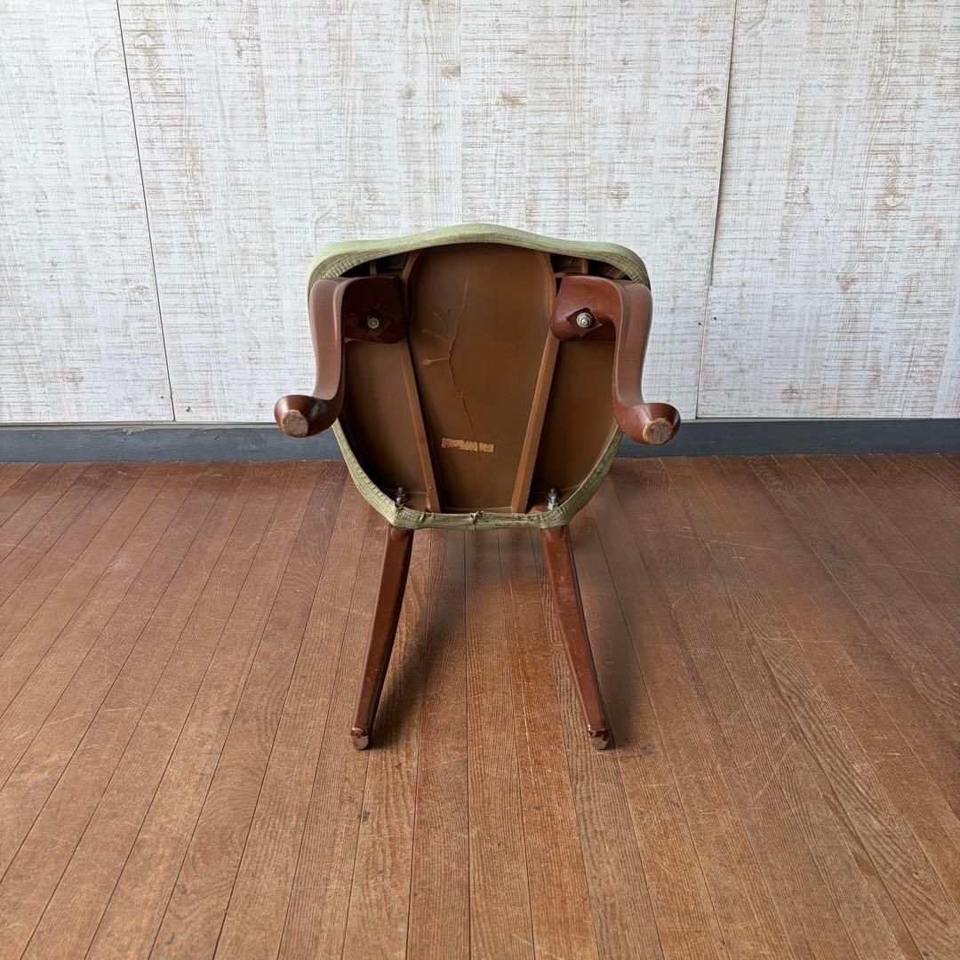 【アンティーク】昭和レトロ フランスベッド ネオウッドC チェア 椅子 古家具