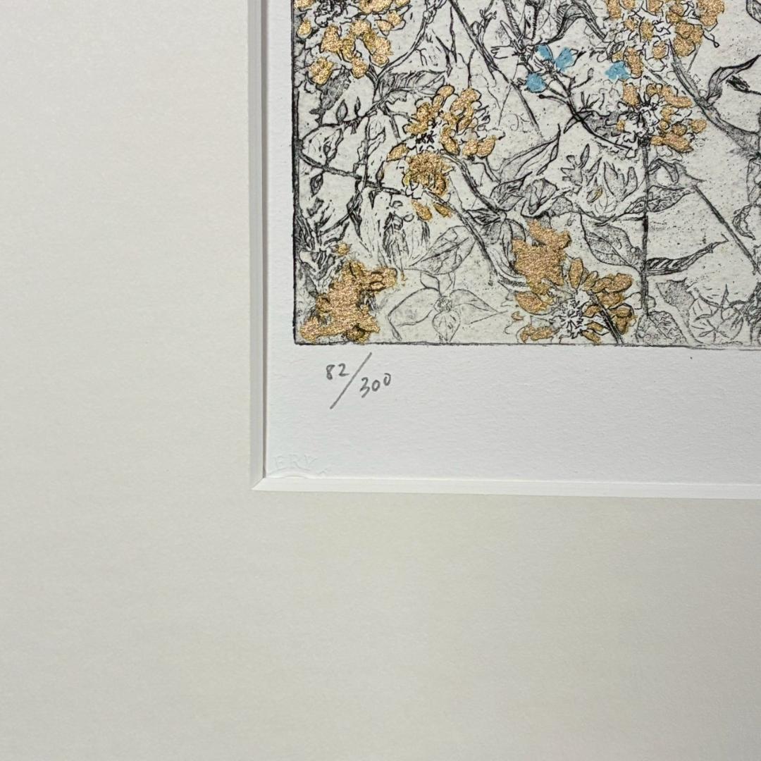 美品 ジョアン・アイザック「GOLDEN GARDEN」ジクレー サイン保証書有