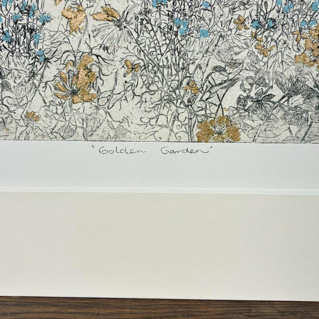 美品 ジョアン・アイザック「GOLDEN GARDEN」ジクレー サイン保証書有