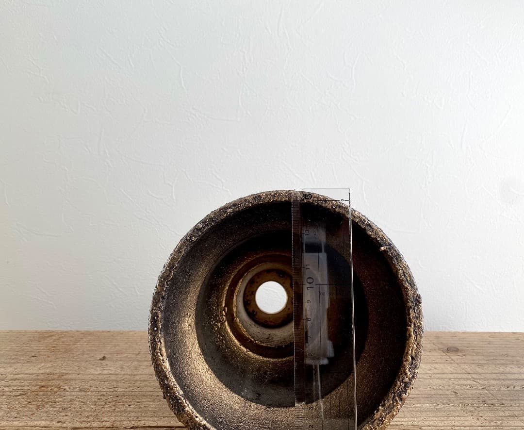 【Antler】Incomplete pot アンティーク ブロンズ ゴールド