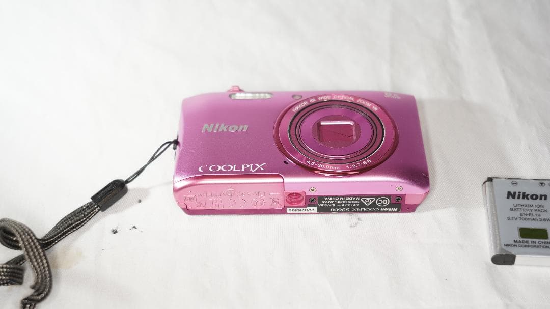 Nikon COOLPIX S3600 ピンク　コンデジ　デジカメ クールピクス