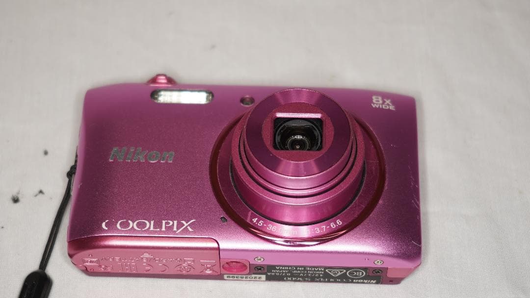 Nikon COOLPIX S3600 ピンク　コンデジ　デジカメ クールピクス