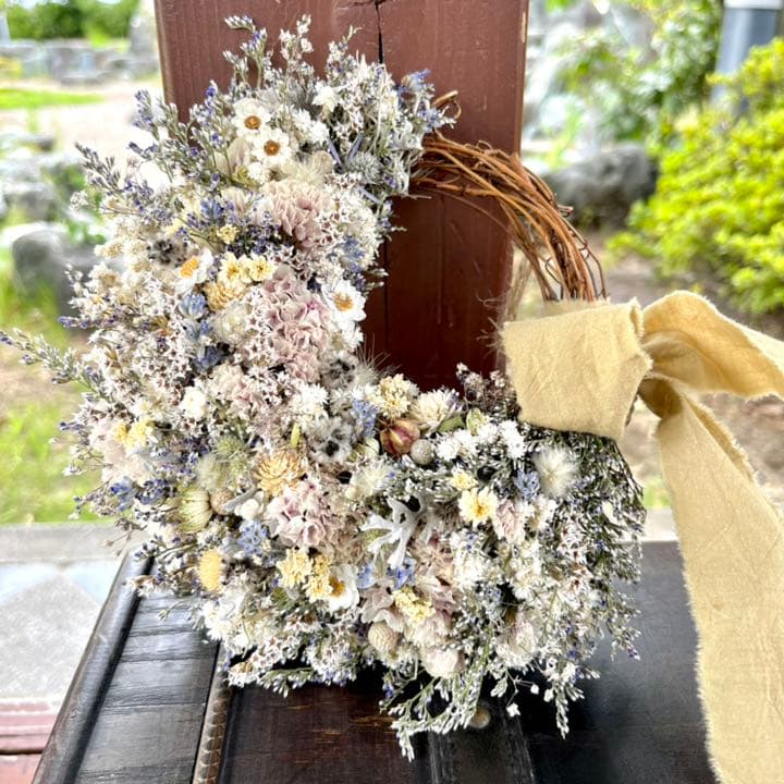 フレンチリース　カワラハハコ