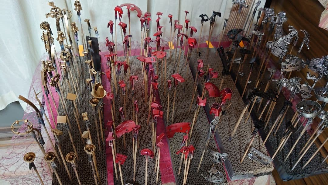 赤いジオング(RGジオングキャンディ塗装仕上げ)