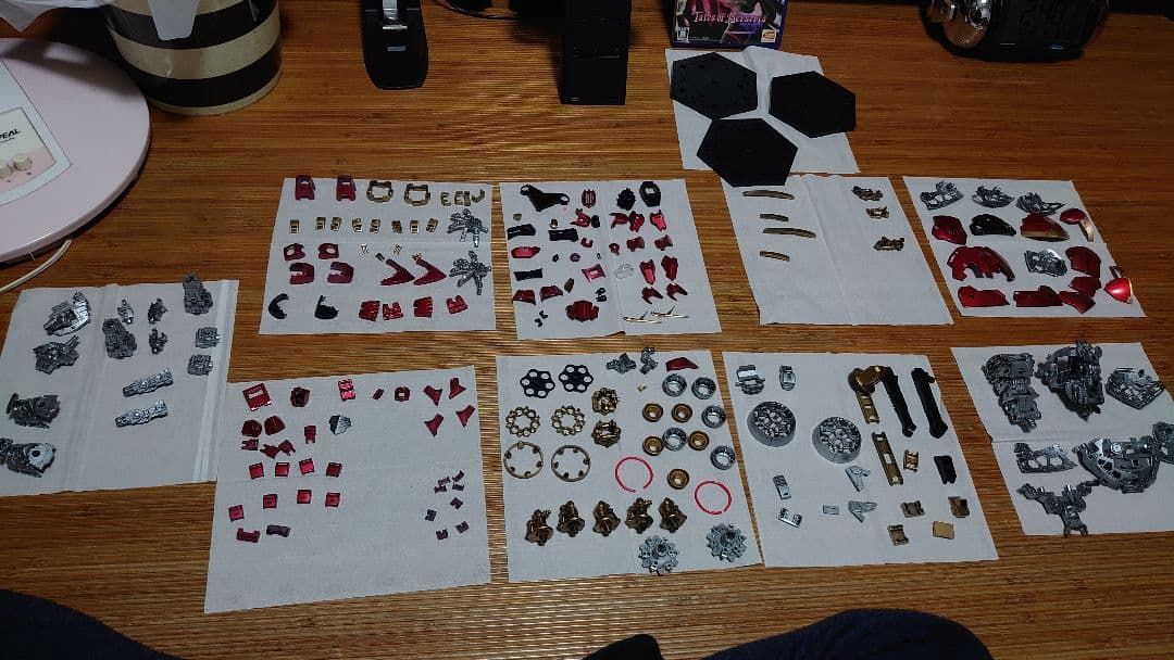 赤いジオング(RGジオングキャンディ塗装仕上げ)