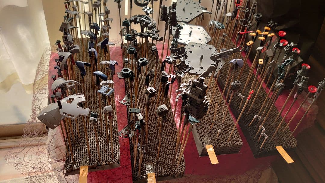 赤いジオング(RGジオングキャンディ塗装仕上げ)