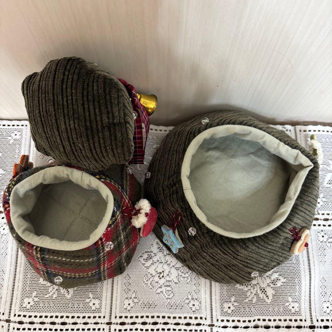 マニー　くまのぬいぐるみ、クリスマスツリー