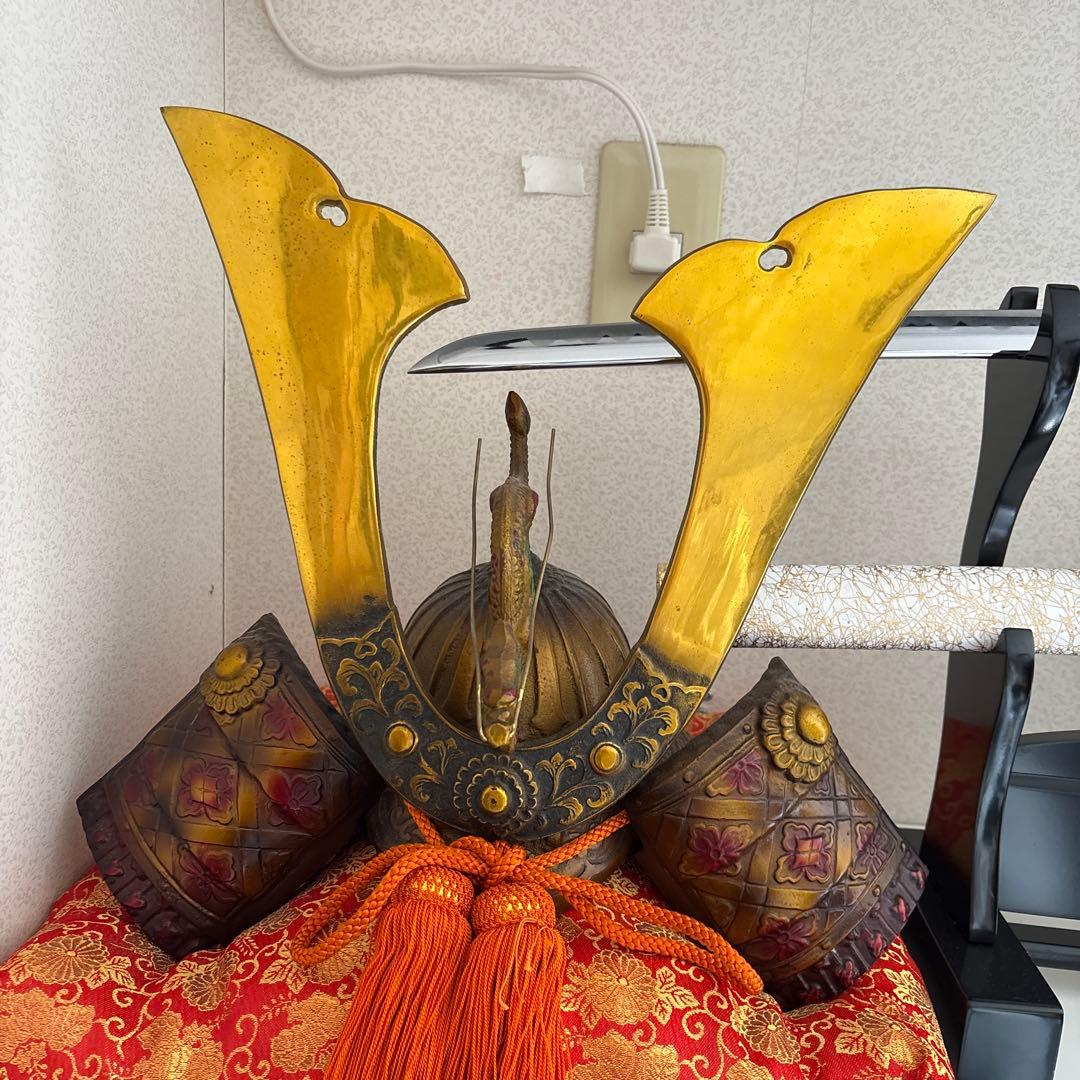 日本の武士 兜飾り　レア