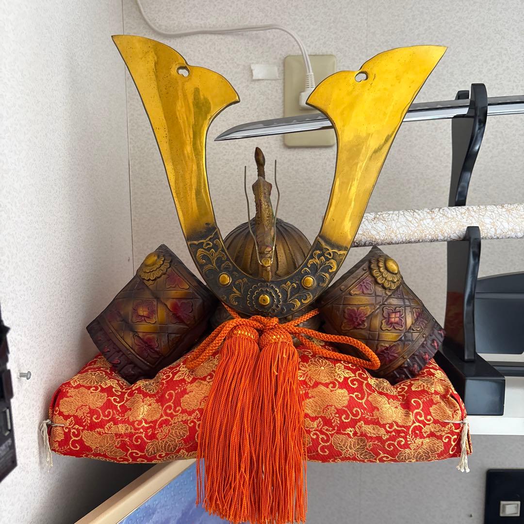 日本の武士 兜飾り　レア