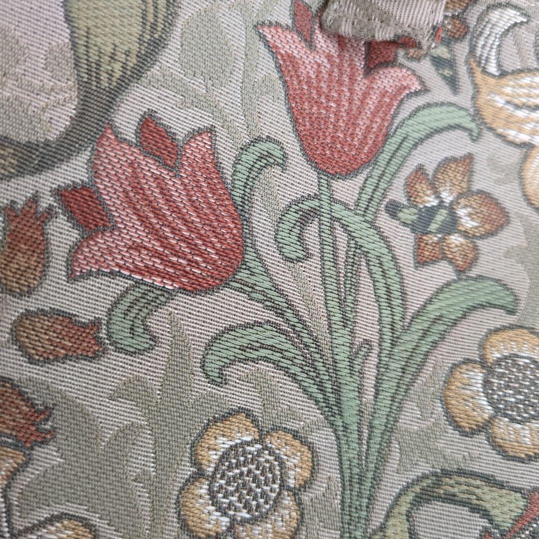 ウイリアムモリス〈ゴールデンリリー〉＆合成皮革　　リュック