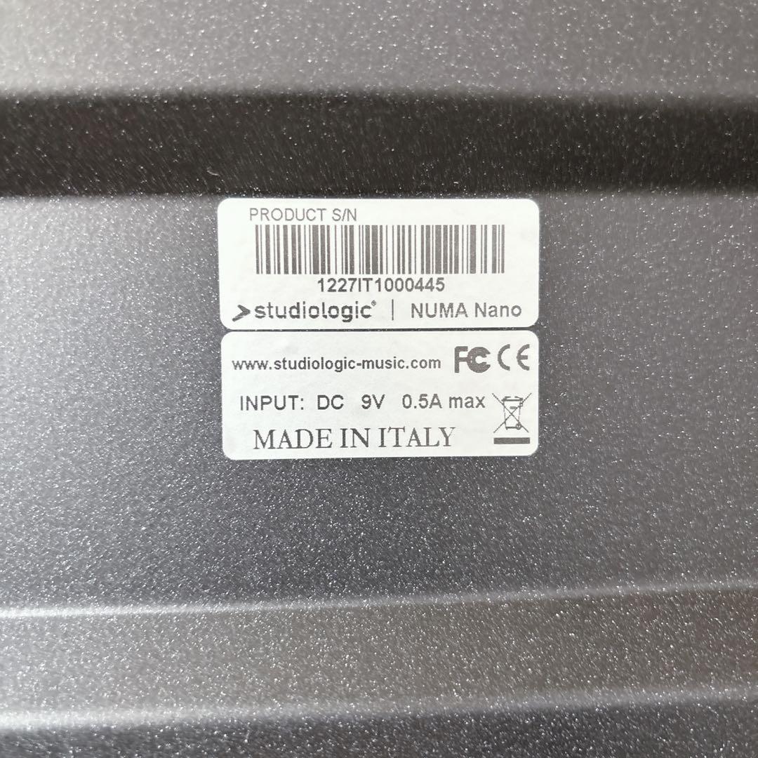 【美品】 STUDIOLOGIC numanano 88鍵盤 MIDI USB