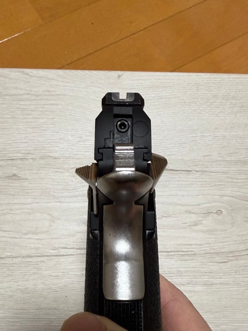 東京マルイ ハイキャパカスタム デュアルステンレス ガスブローバック ジャンク