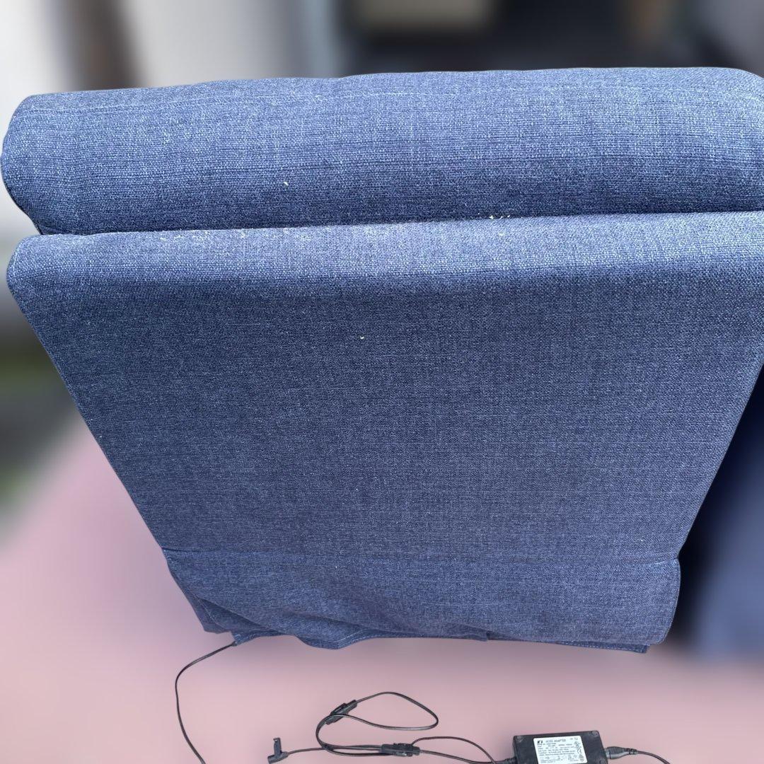 2人用　電動布張り　リクライニングソファ　家具　ソファベッド　インテリア