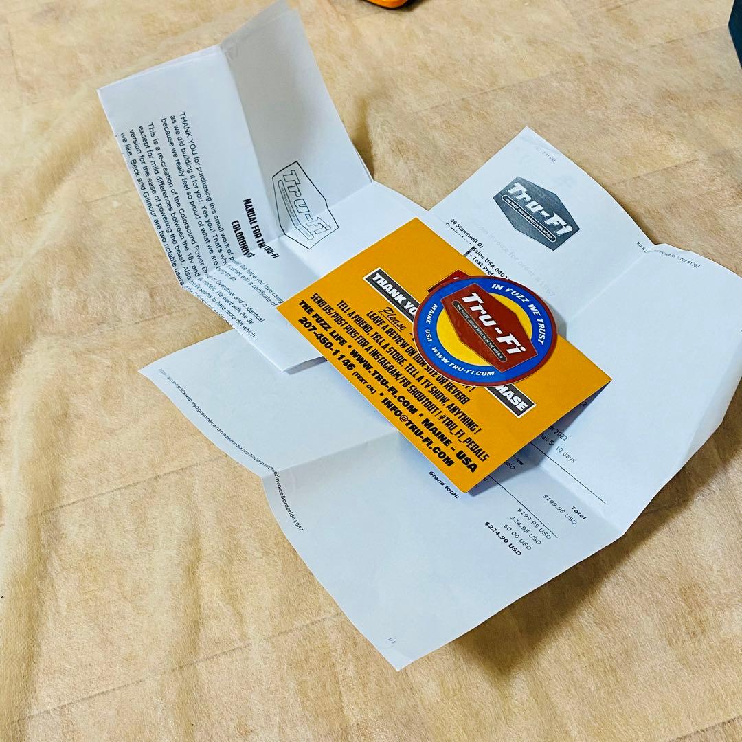 極美品・付属品多数✨Tru-Fi Colord fuzz vemram