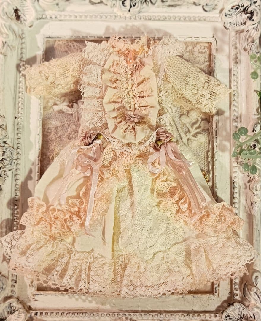 Handmade　ビスクドール　アウトフィット　ミニョネット　約18cm前後用