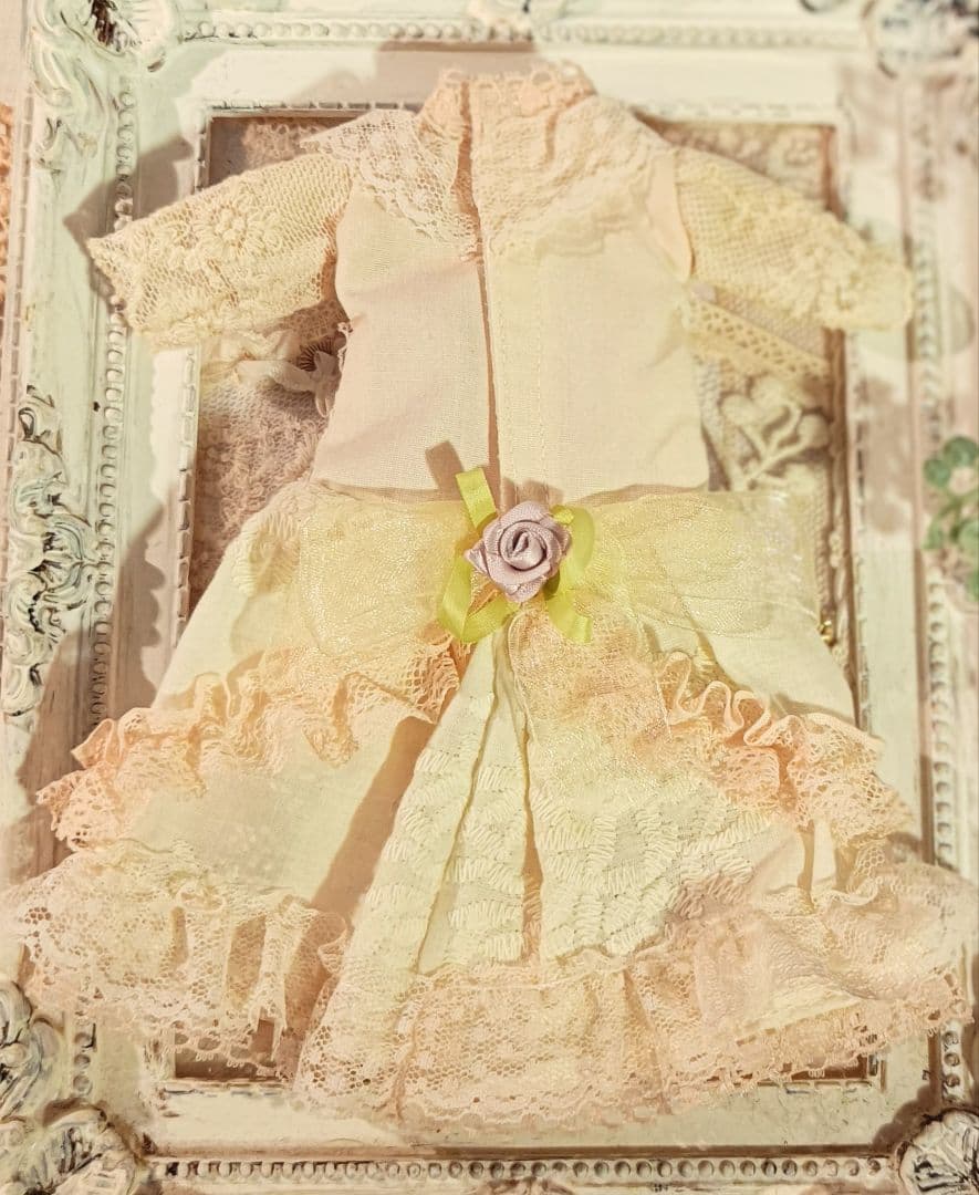 Handmade　ビスクドール　アウトフィット　ミニョネット　約18cm前後用