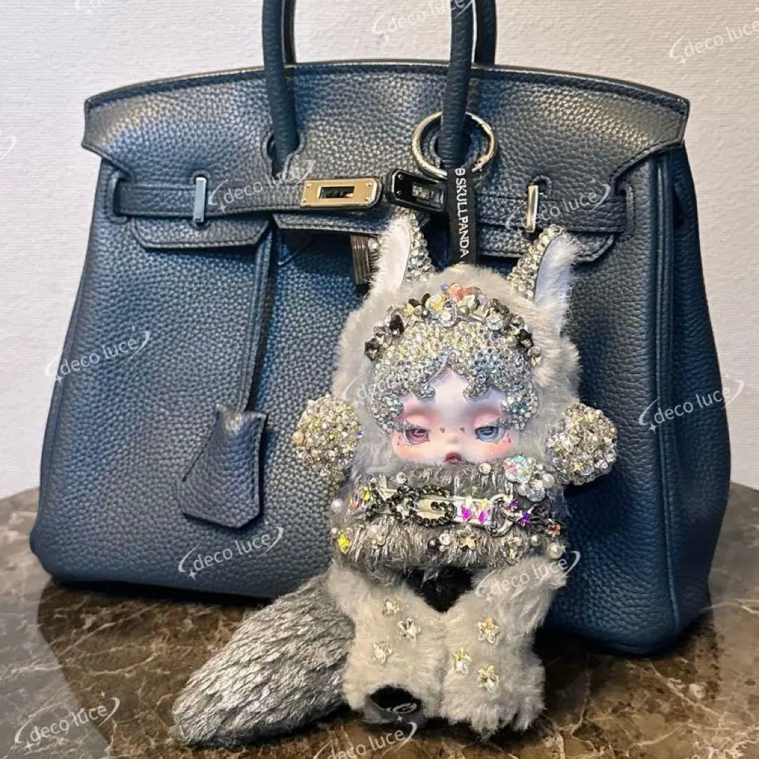 SKULLPANDA XG ぬいぐるみペンダント スカルパンダ　スワロフスキー