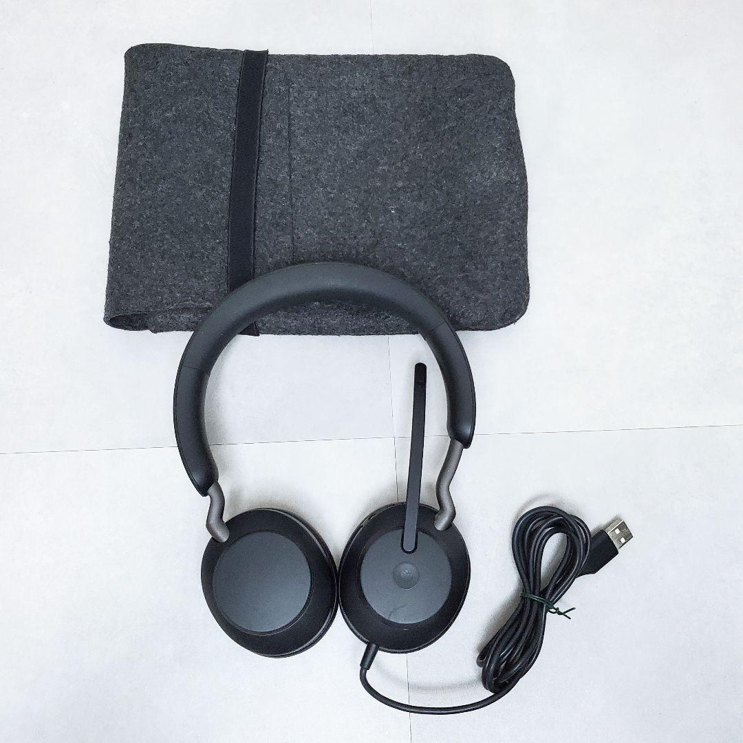 Web会議 Jabra Evolve2 40 UC USB-C ヘッドセット在宅