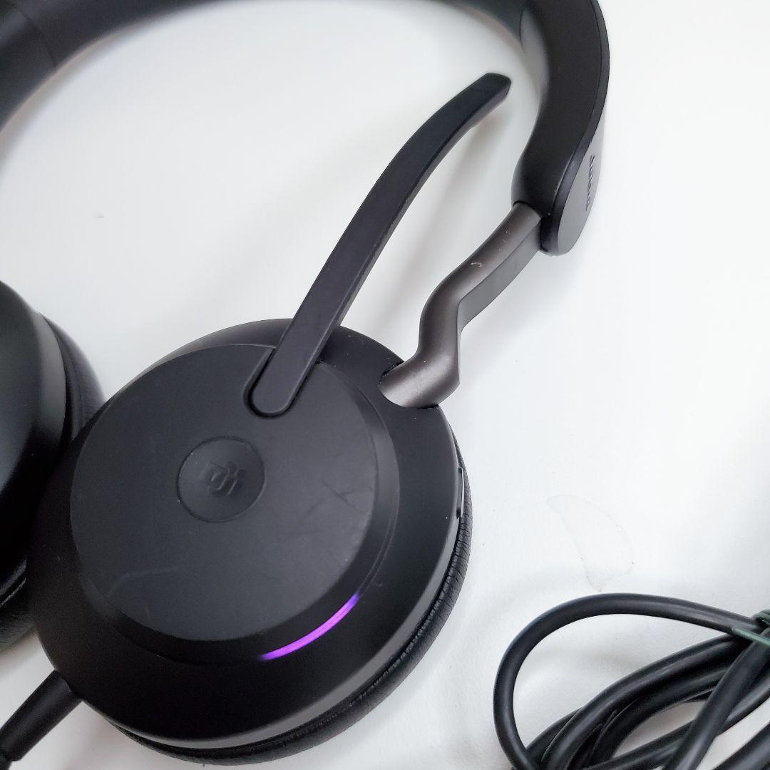 Web会議 Jabra Evolve2 40 UC USB-C ヘッドセット在宅