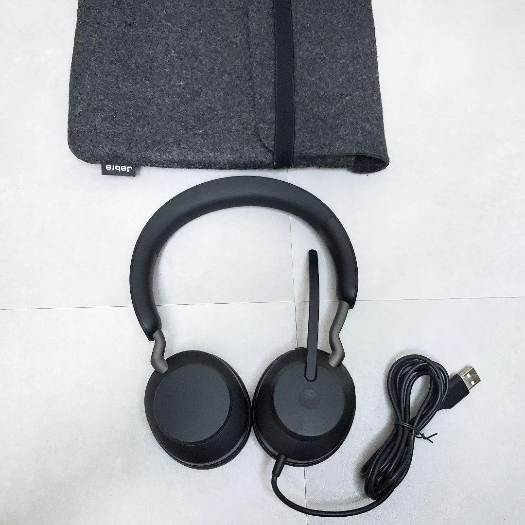 Web会議 Jabra Evolve2 40 UC USB-C ヘッドセット在宅