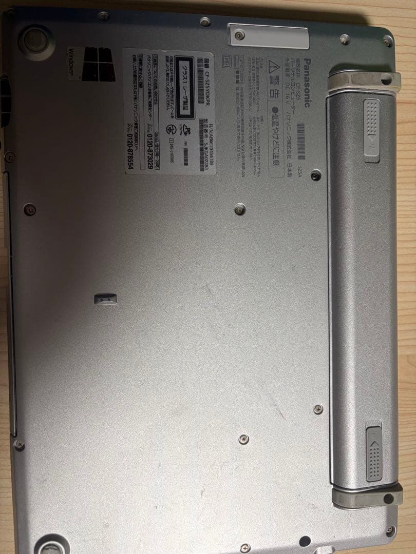 Windowsノート本体 Panasonic CF-SZ5 4GB 128GB
