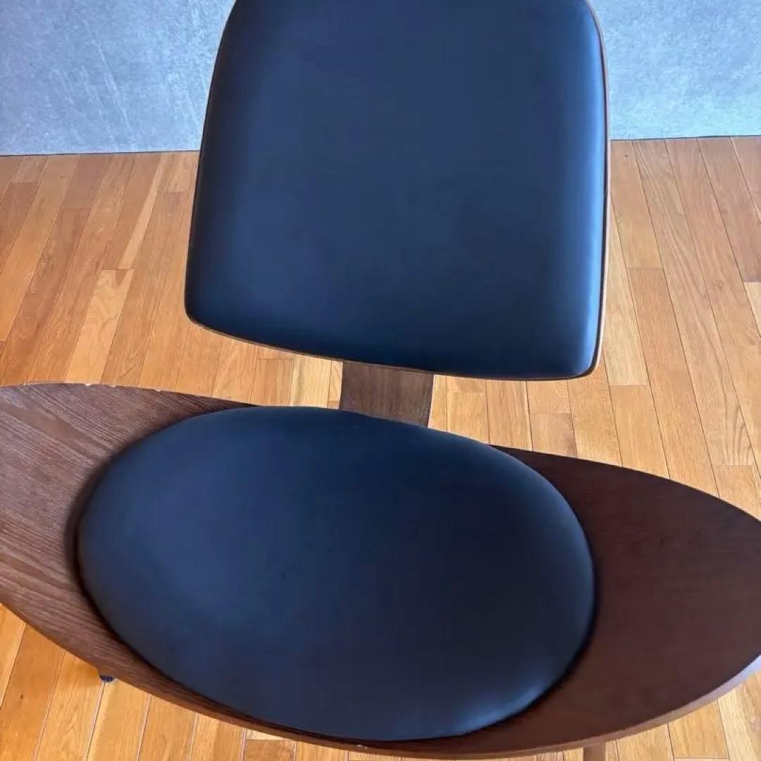 モダンデザイン 木製チェア 黒