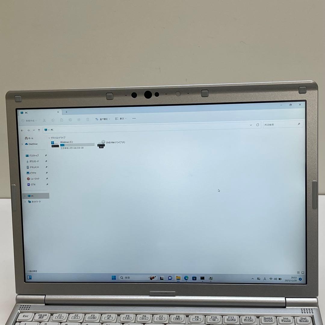 #712 パナソニック CFSV7-3 i5-8350U 8GB SSD256G