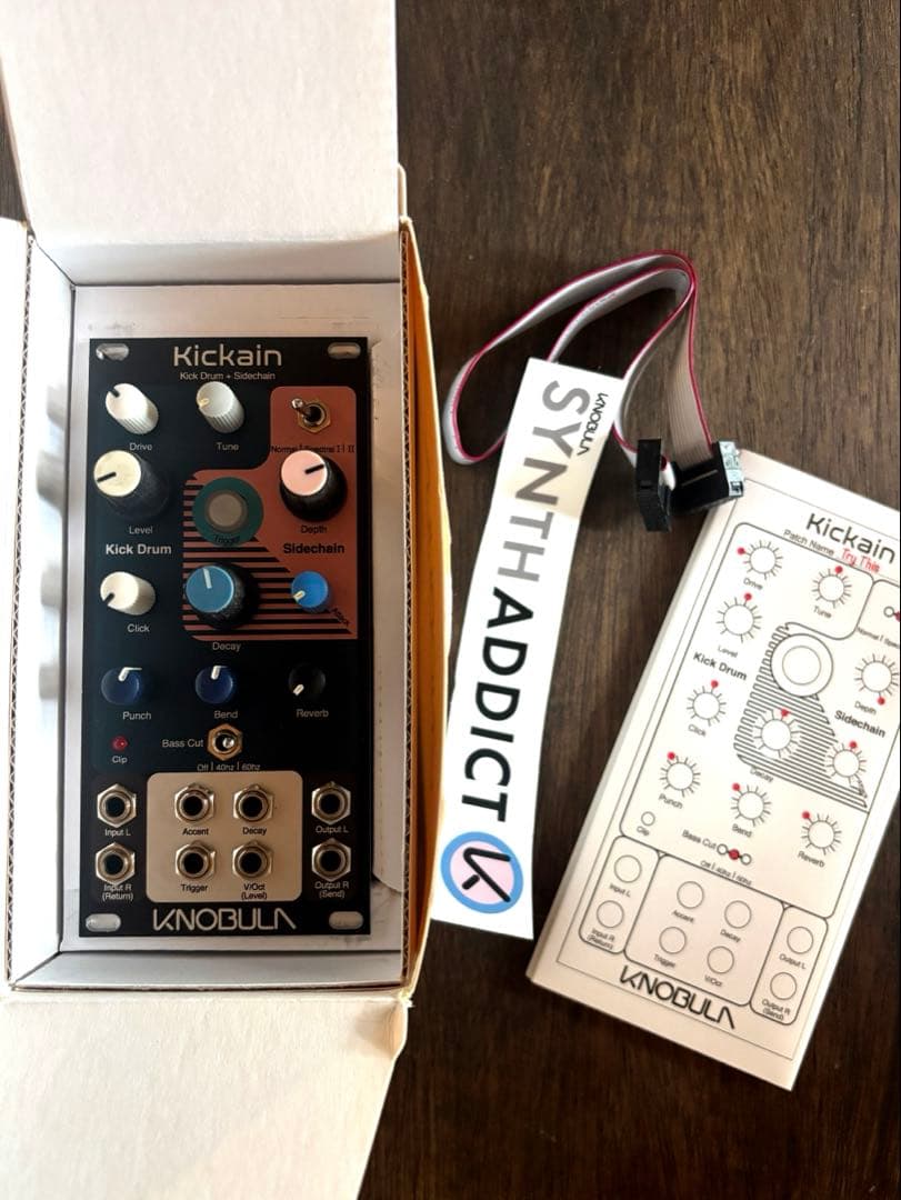 KNOBULA Kickain Eurorack モジュラーシンセ／　動作良好