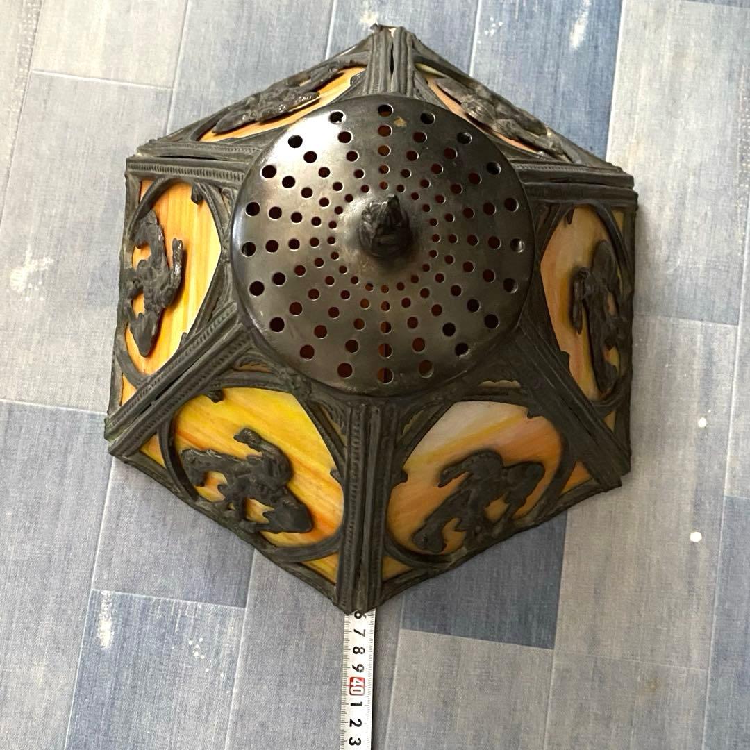 N2370 スタンドライト　アンティーク　馬