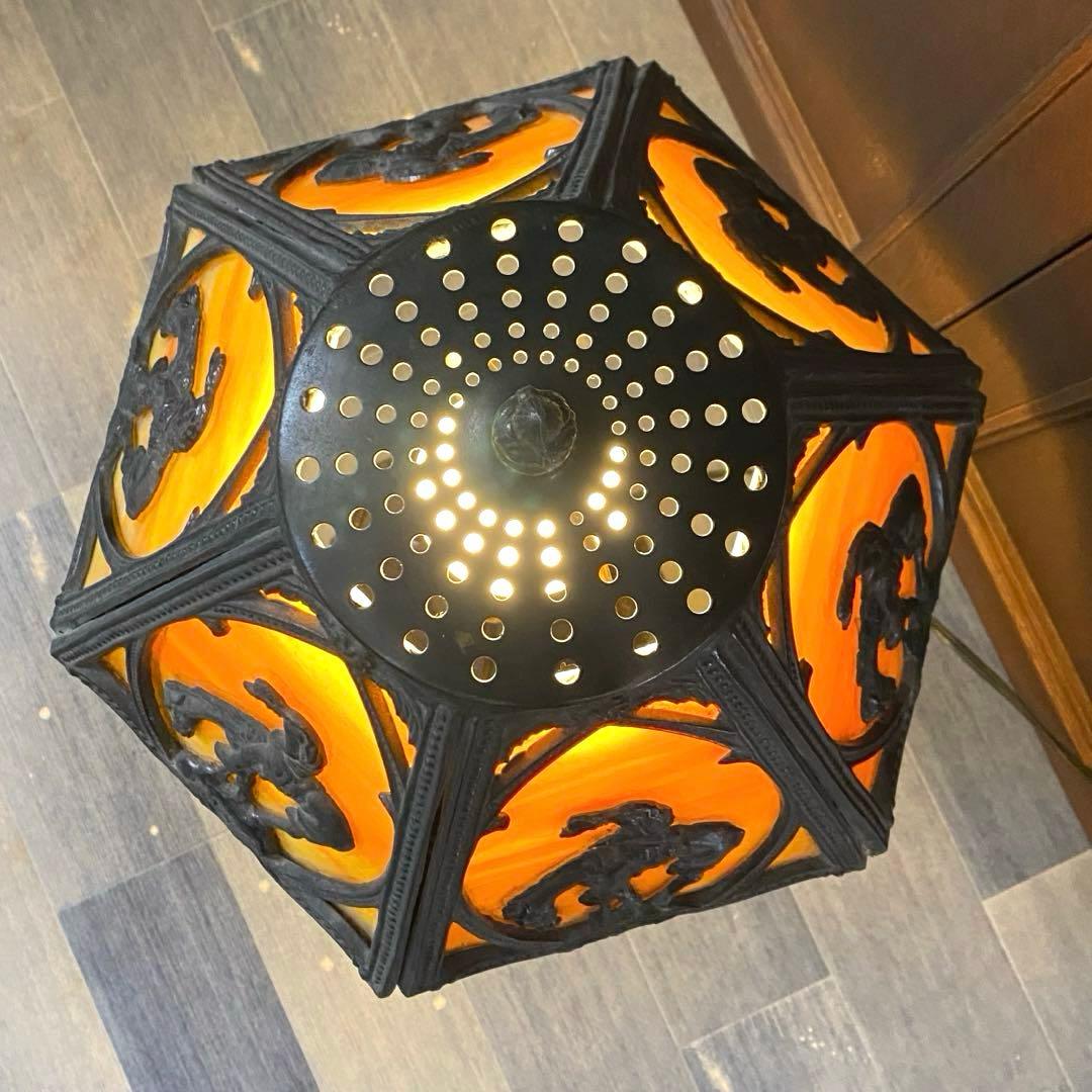 N2370 スタンドライト　アンティーク　馬