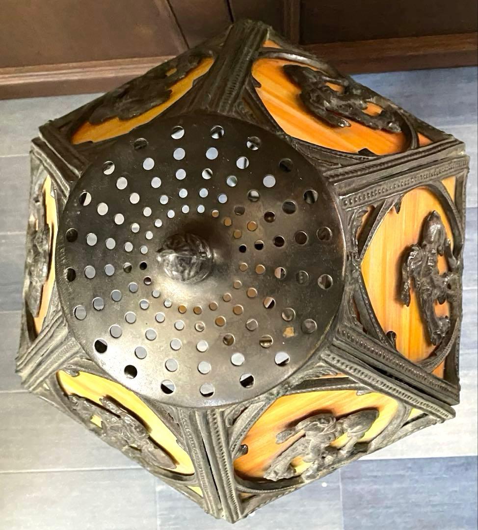 N2370 スタンドライト　アンティーク　馬