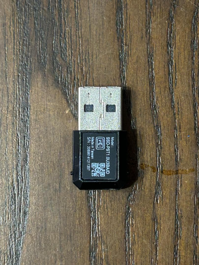 【開封済み・新品】1TB BUFFALO 外付けSSD PST1.0U3BA