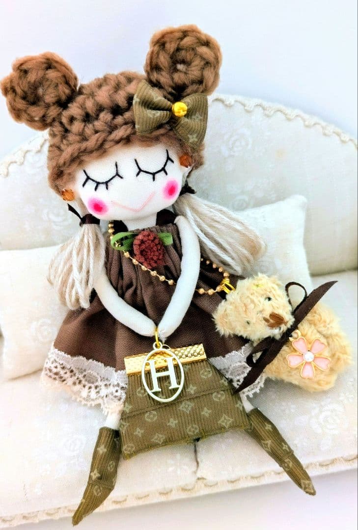 くみっきー様　ハンドメイド ドールチャーム バッグチャーム お人形