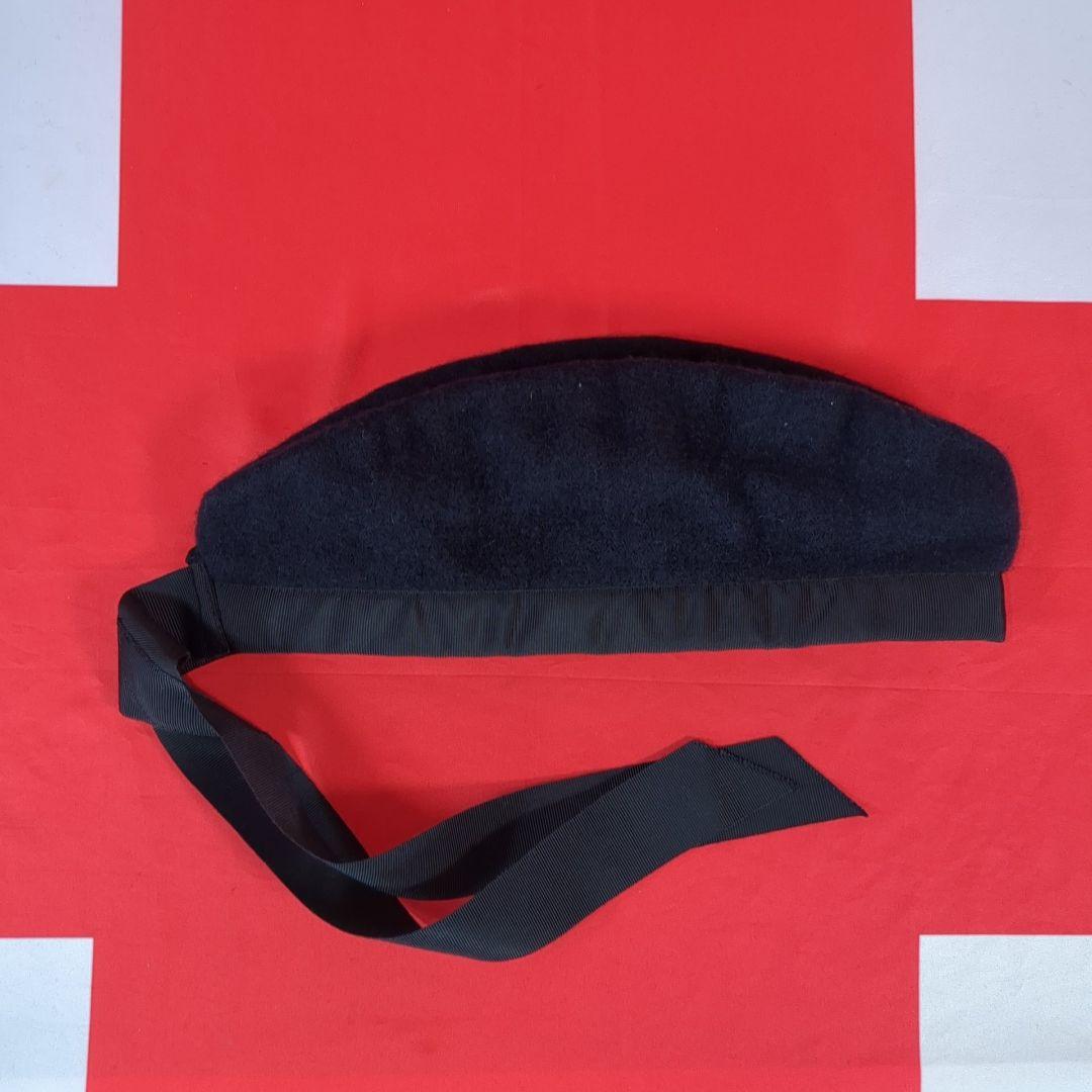 【実物美品】イギリス軍 グレンギャリー帽 ブラック