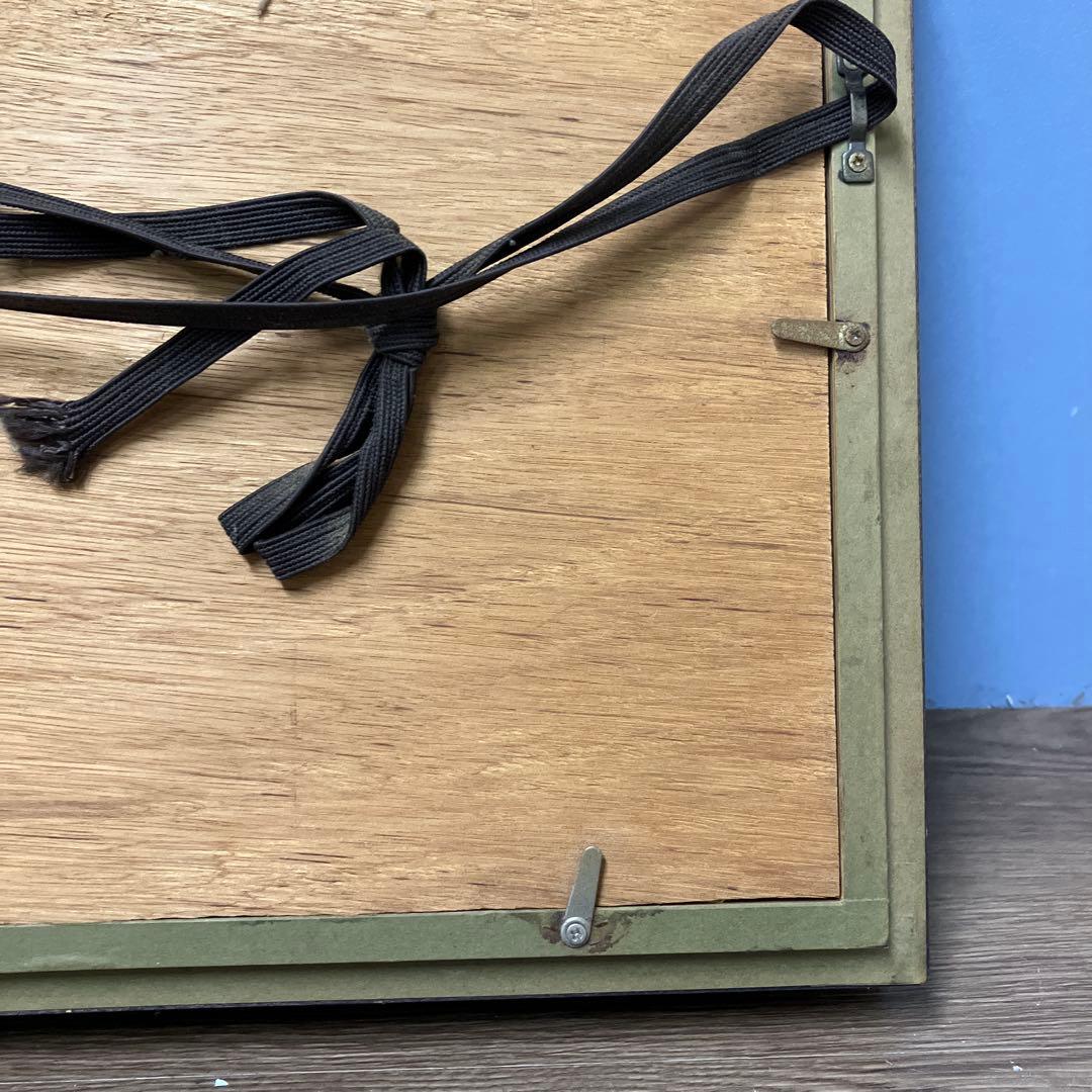 刺繍 額装 壁掛け 風景画 夕日と帆船 アジアンアート 伝統工芸 立掛け