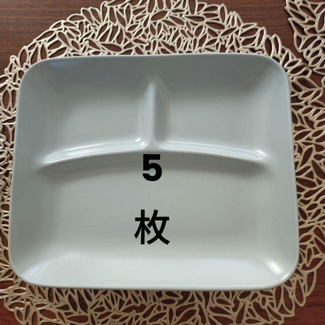 新品　Antiqcafe アンティカフェランチプレート5枚セット　仕切り皿