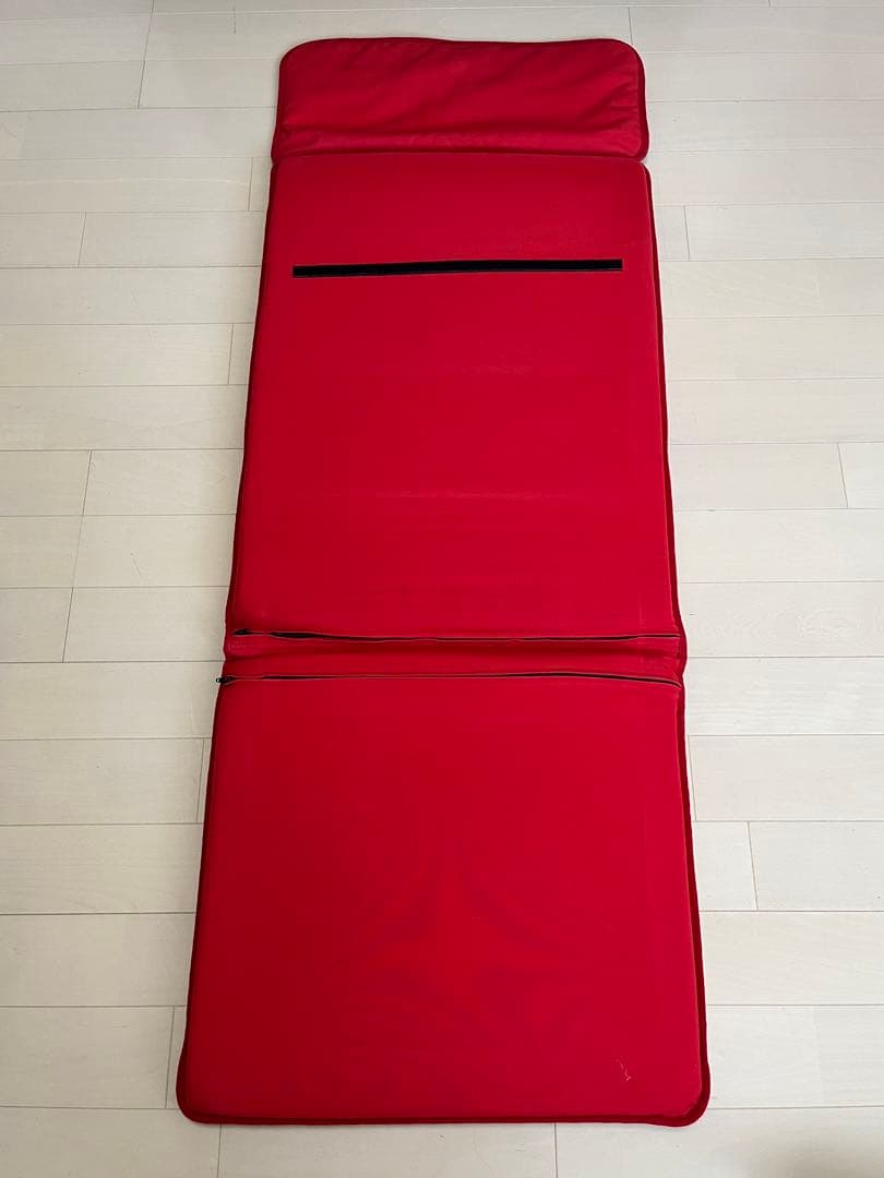 IKEA ポエング　 パーソナルチェア＆オットマン　 赤　クッション付