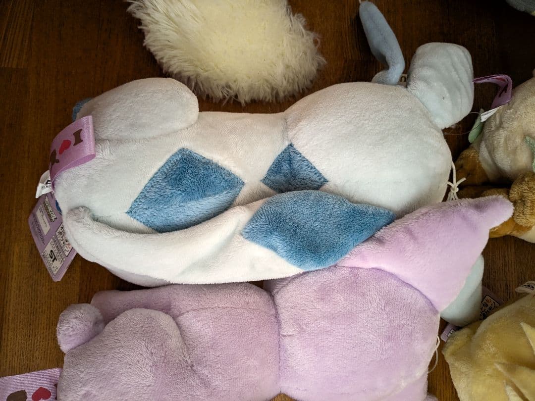 ポケモン アイラブイーブイ　ぬいぐるみ サンダース エーフィ シャワーズ