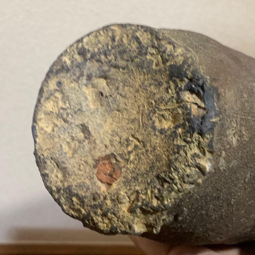 壺屋焼 琉球 荒焼 鬼の腕 やちむん 花入 花器 徳利 時代物 骨董